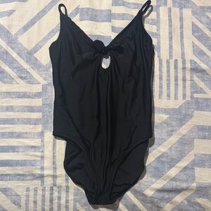 Black One-Piece Swimsuit